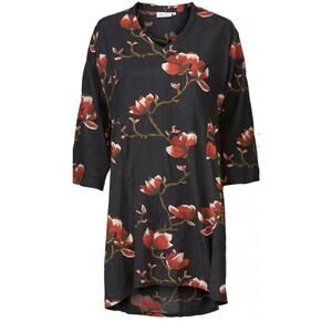 Masai Floral Print Tunic Top Sz S